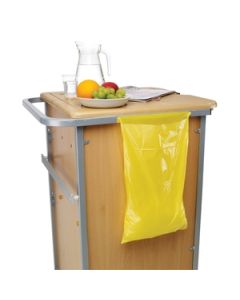 CASE Locker Bag Yellow with Adhesive Strip 10 x 18" (10 x 200)