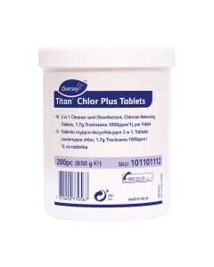 CASE Titan Chlor Plus Cleaning and Disinfecting Chlorine Tablets 200 (6)