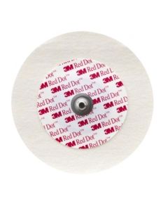 3M Red Dot Adult Solid Gel Electrodes - Microporous Back (50)
