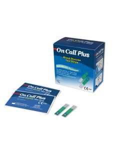 On Call Plus II Glucose Test Strips (25)