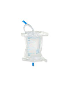 Urine Leg Bag 750cc 10cm Tube with 1 Set Button Straps (30)