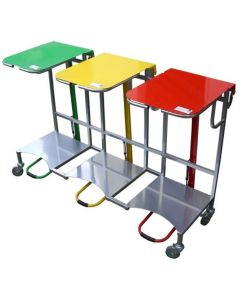Triple Laundry / Linen Trolley