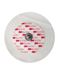 Red Dot Soft Cloth Monitoring Electrode with Solid Gel and Lift Tab, 6 cm (50)