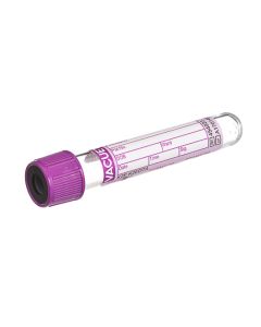VACUETTE K2E K2EDTA, 4ml, Lavender/Black, 13x75, Ridged (50)