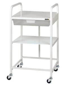 VISTA 10 Trolley - 1 Clear Tray and 1 Shelf