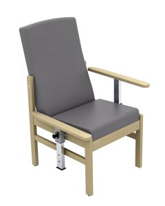 Atlas Patient Mid Back Arm Chair with Drop Arms