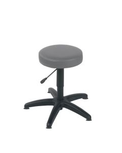 Vinyl Gas Lift Stool - Grey
