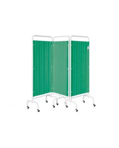 3 Panel Mobile Wing Screen with Disposable Curtains