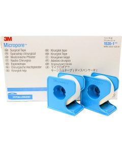 Micropore Tape - White - 2.5 x 9.14m (12)