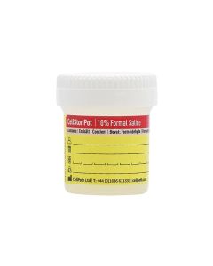 Cellstor Pot 20ml - 10% Formal Saline (25)