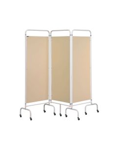 Three Panel Mobile Folding Hospital Ward Screen