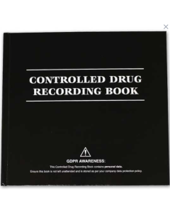 Hard Back GDPR Controlled Drug Book