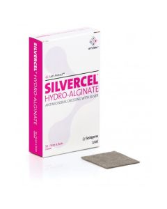 Silvercel Antimicrobial Dressing With Silver - 5cm x 5cm (10)