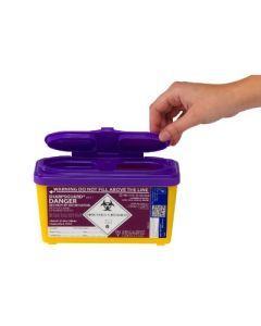 Daniels Eco Purple SHARPSGUARD Cytoxic Container 1L