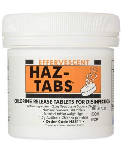 Effervescing HAZ TAB Tablets (100 Tablets)