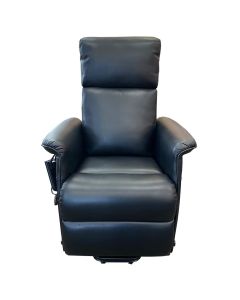 Cloud Comfort LC50 Dual Motor Riser Recliner - Black Vinyl