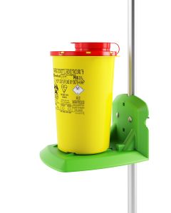 Resin Trolley Bracket Support  for Sharps PBS 1.5, 2 L 