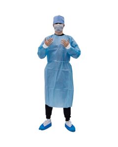 Long Sleeve Disposable Isolation Gown with Cuff (10 x 10)