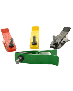 Clamp type electrodes. 4 colours (Set 2 arm + 2 leg Pediatric)