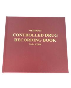 Hard Back Controlled Drug Recording Book