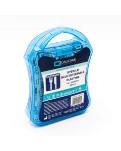 Blue Detectable Plasters Assorted in Plastic Carry Pack (100)