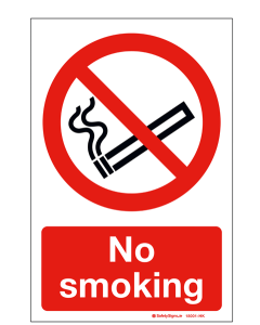  No Smoking sign i