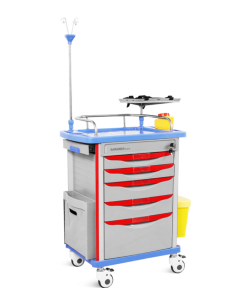 Neo Emergency Trolley - 5 Drawer