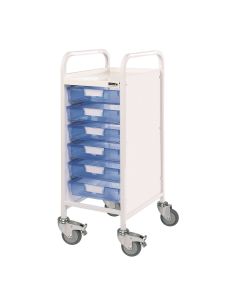 VISTA 30 Trolley - 6 Single Trays - Blue