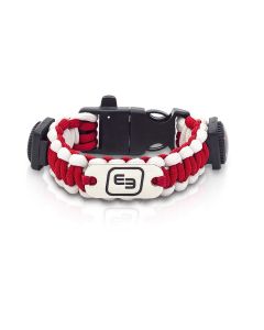 Wrist's Rescue Fluorescent Bracelet Red / White