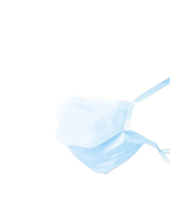 3 Ply Type IIR Fluid Resistant Surgical Face Mask with Ties (50